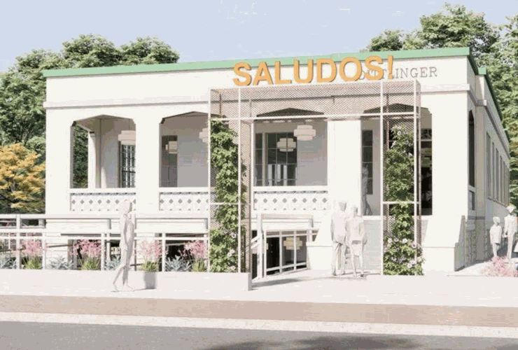 New Braunfels' historic Dittlinger building the home of new Saludos
