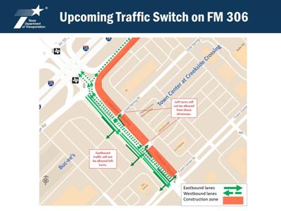 Txdot Shifting Fm 306 Creekside Travel Lanes News Herald Zeitung Com