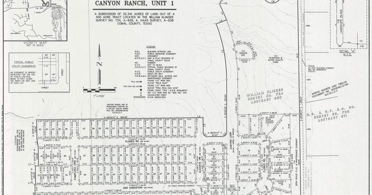 Comal County approves first plats for 400-acre Canyon Ranch housing ...