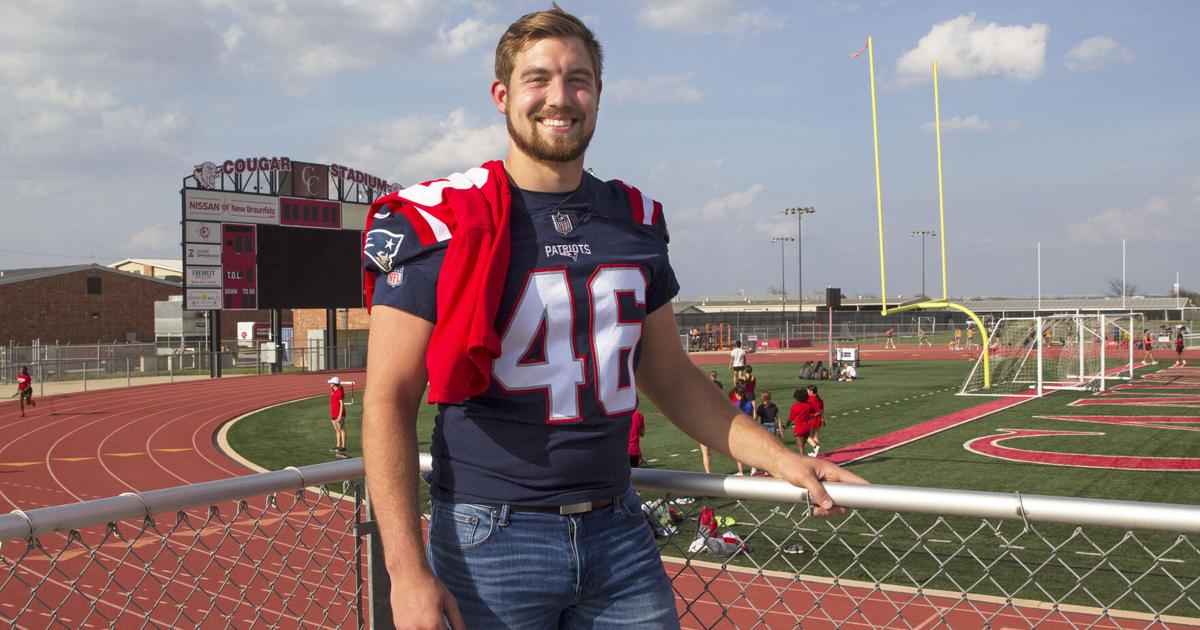 NEW BRAUNFELS TO NEW ENGLAND: Canyon alum Addington fulfilling NFL dreams with Patriots | Community Alert | herald-zeitung.com