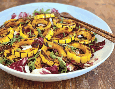 Roasted Squash, Radicchio and Quinoa Salad