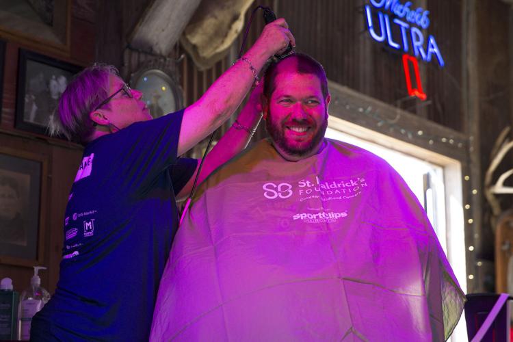 BENEFITS OF BALDNESS St. Baldrick’s New Braunfels Scheren event aids