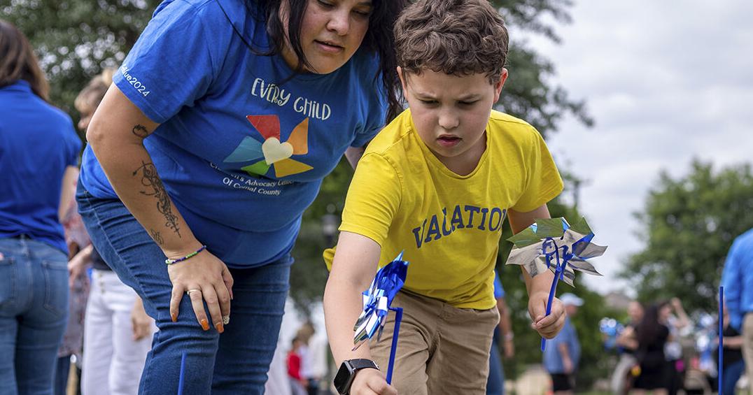 SPINNING IN SOLIDARITY: New Braunfels pinwheel display shines light on child abuse in Comal County - Vimarsana News