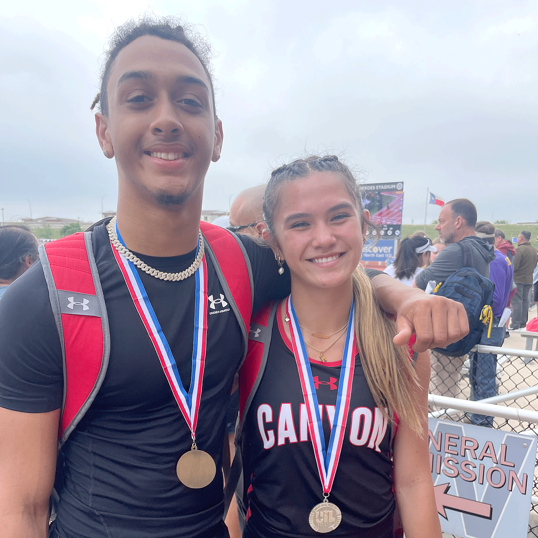 Canyon sophomore duo bound for state track and field meet