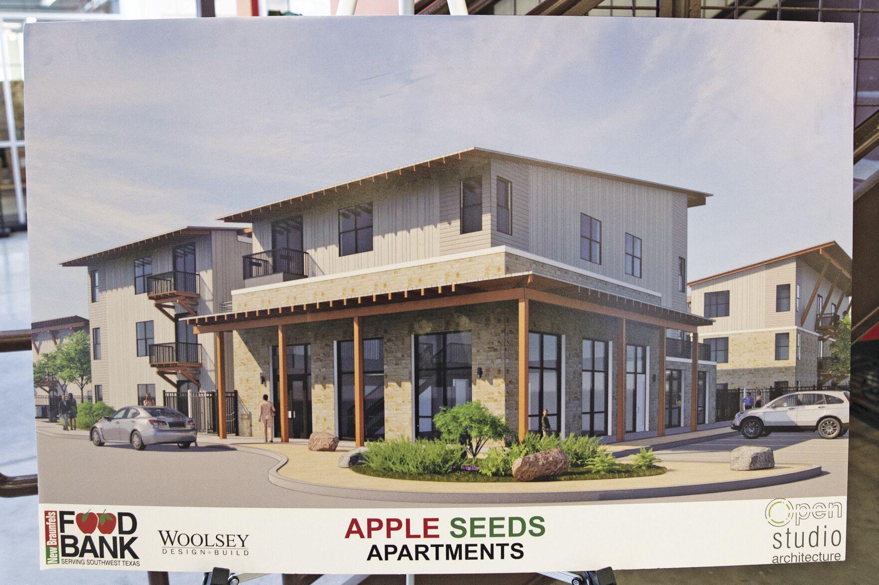 New Braunfels Food Bank, city working on 51unit apartment project