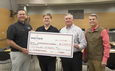 Comal ISD-Mayfair donation