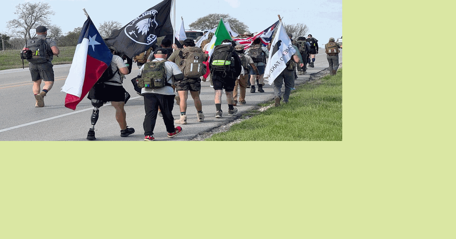 Several New Braunfels residents complete ruck march honoring 'Immortal ...