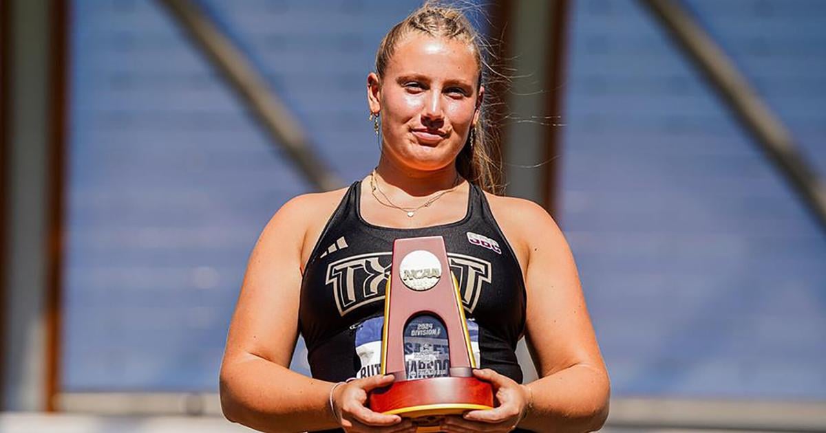 Texas State's Elisabet Runarsdottir wins NCAA hammer throw title ...