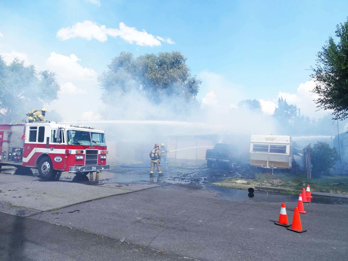 Fire erupts in Mills; 2 homes damaged Local News