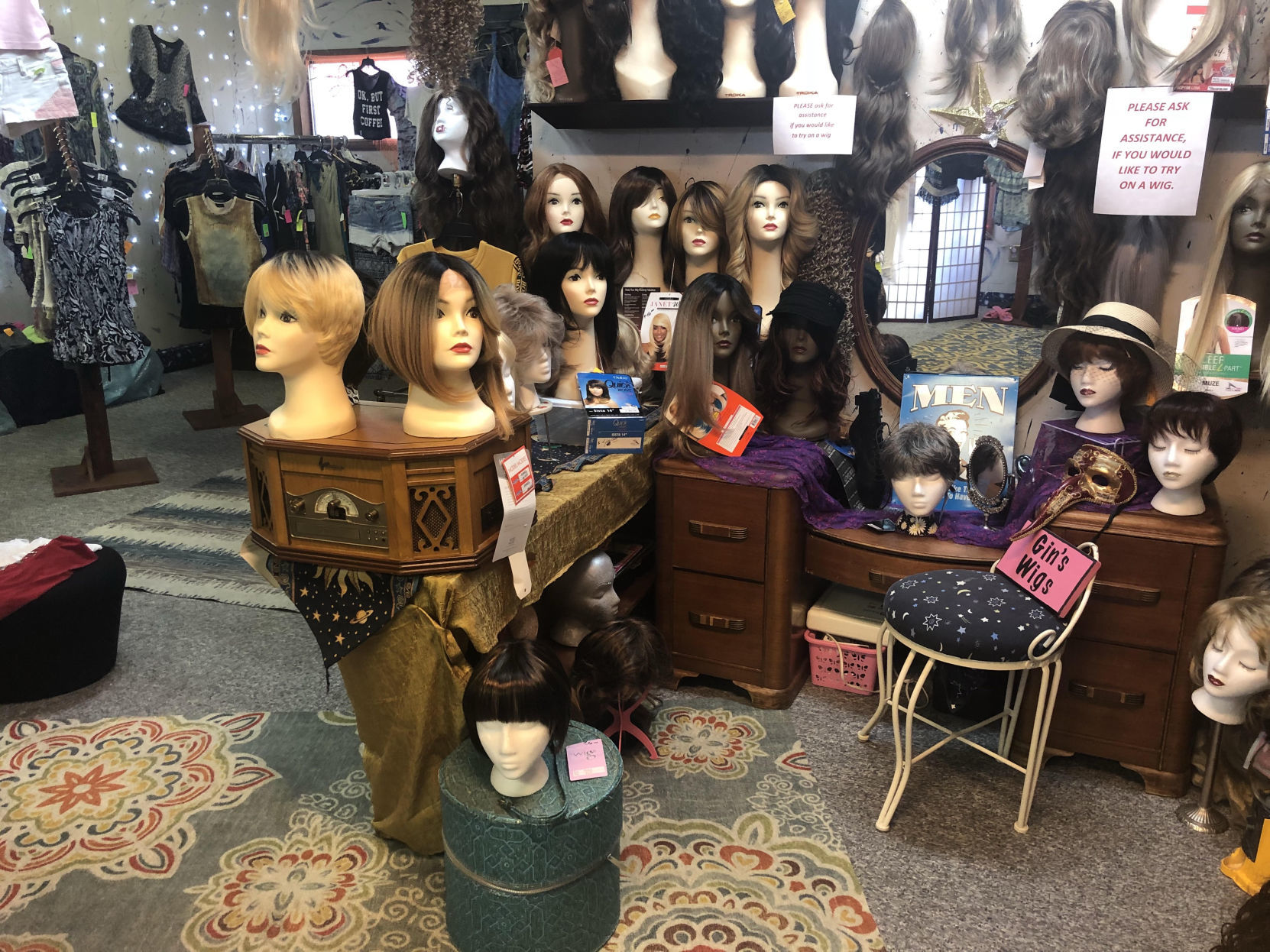 the wig store