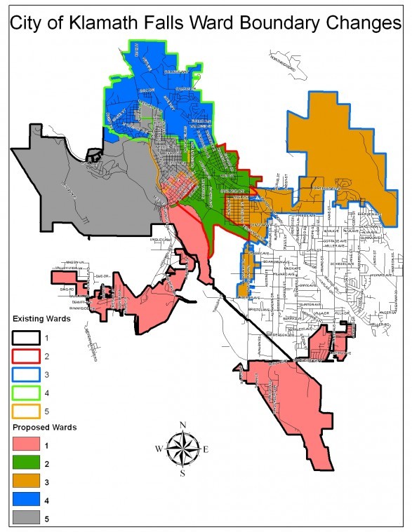 Klamath Falls Zip Code Map Ward Maps And Proposed Changes | Breaking | Heraldandnews.com