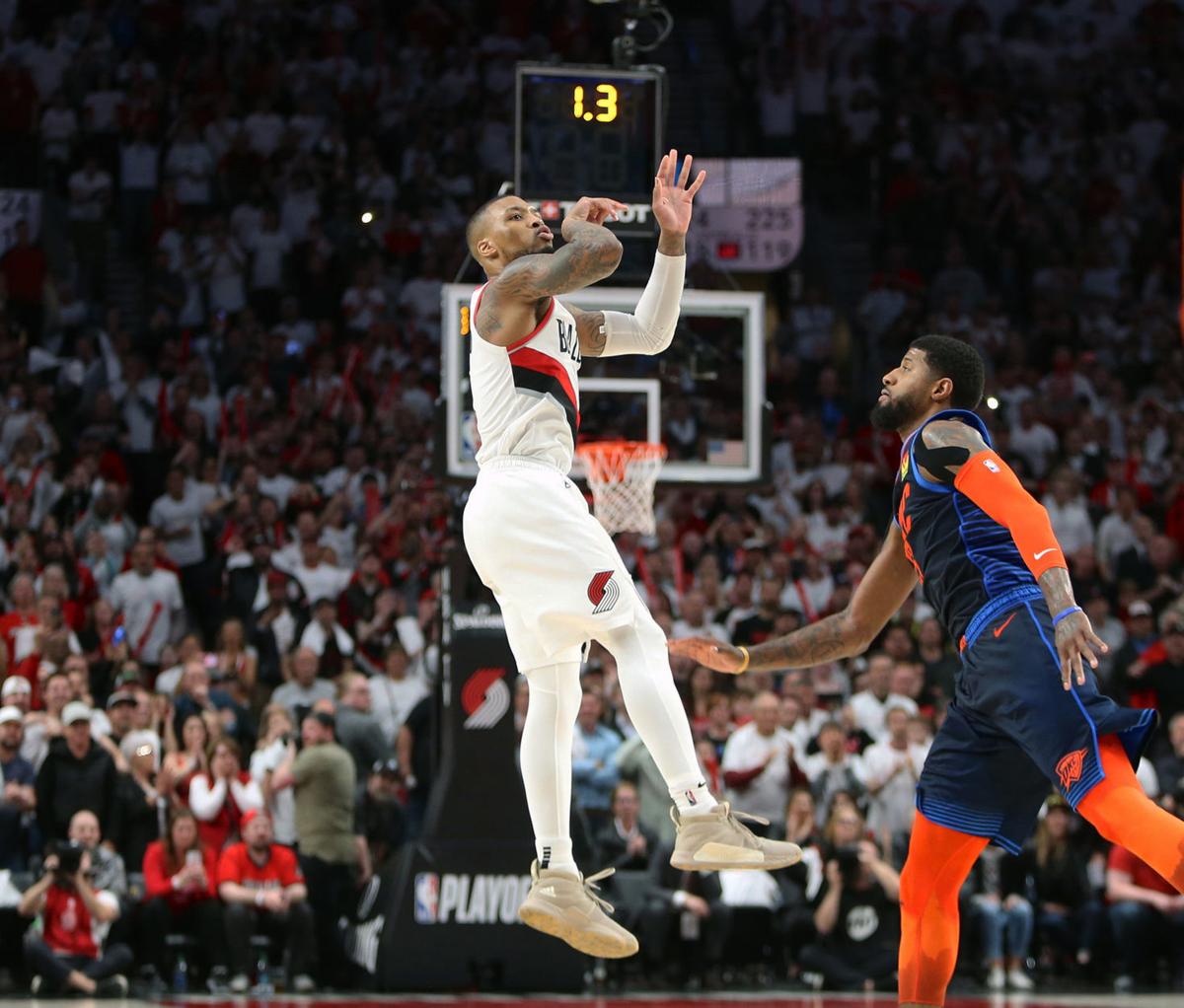 Once Again Lillard Time Moves Blazers Along In The Playoffs