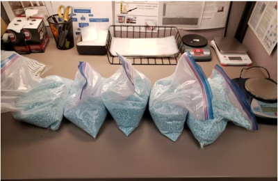 Approximately 12 pounds of suspected fentanyl found during a traffic ...