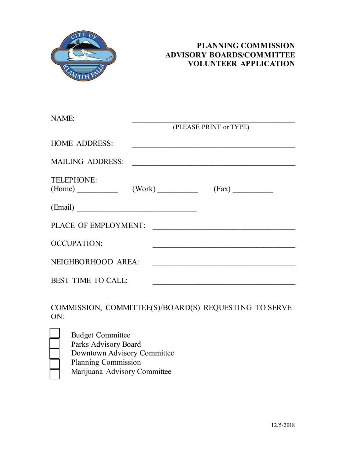Application Form Heraldandnews Com