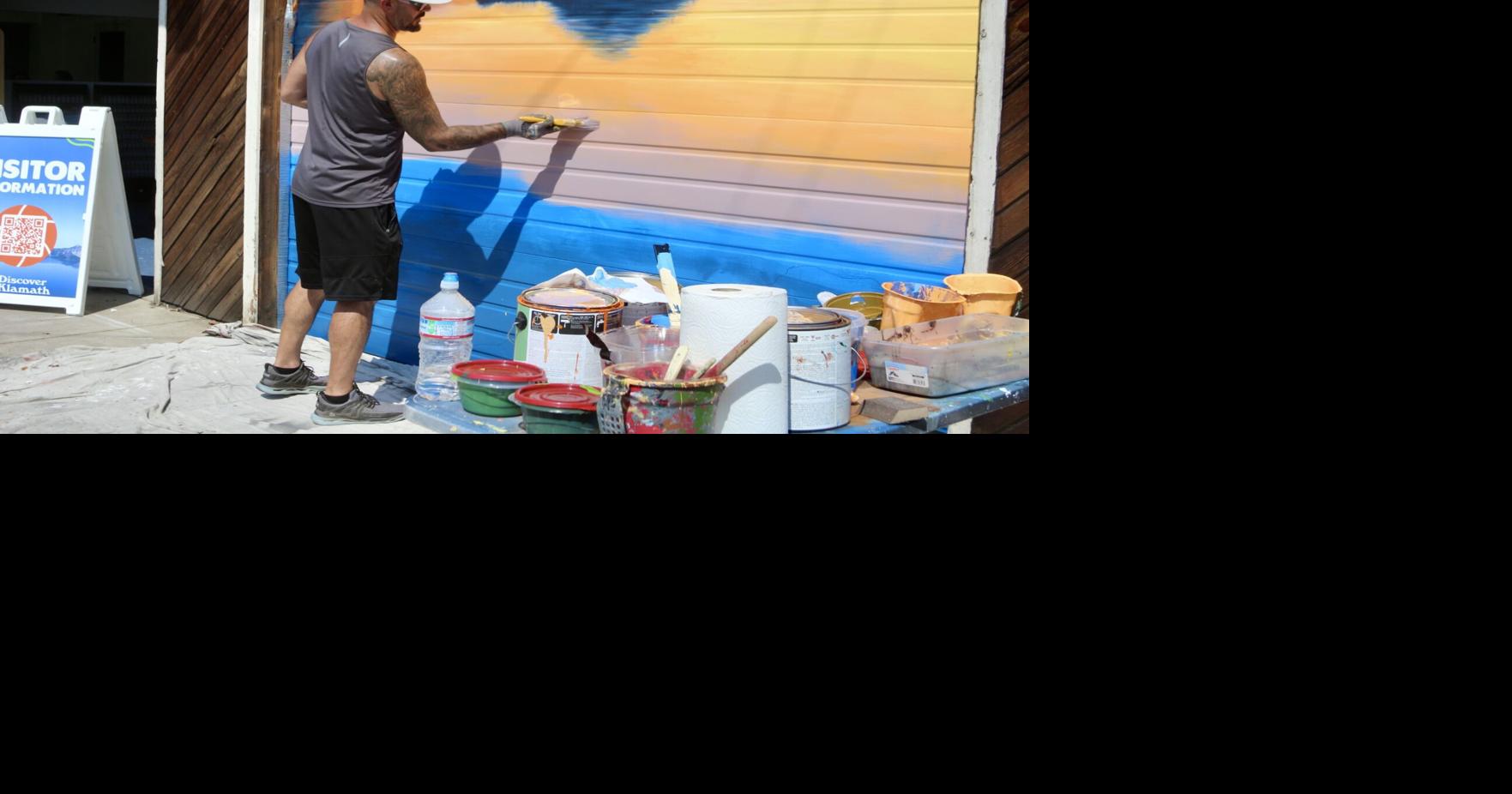 New mural on Spring Street is 'welcoming gateway' to Klamath Falls
