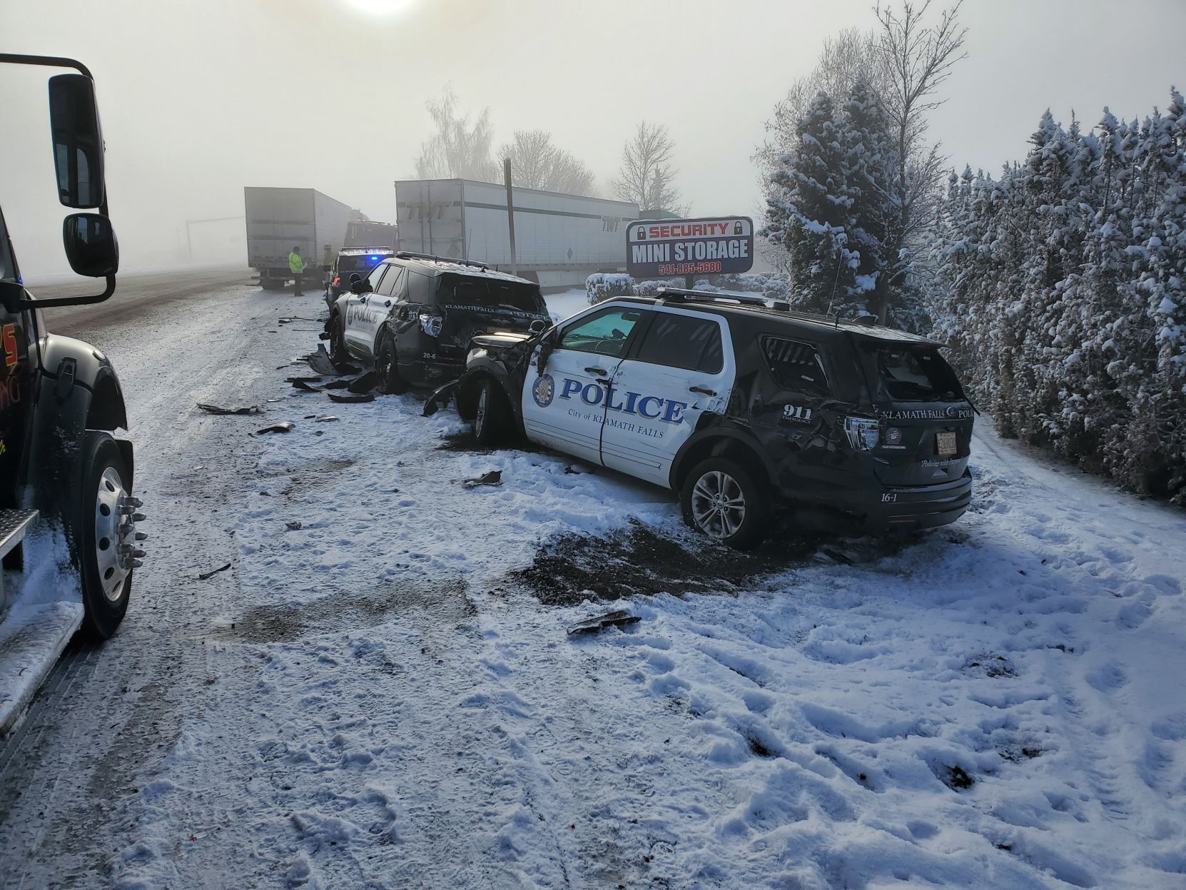Keno man dies; three patrol cars and fire engine damaged in Saturday crashes - Vimarsana News