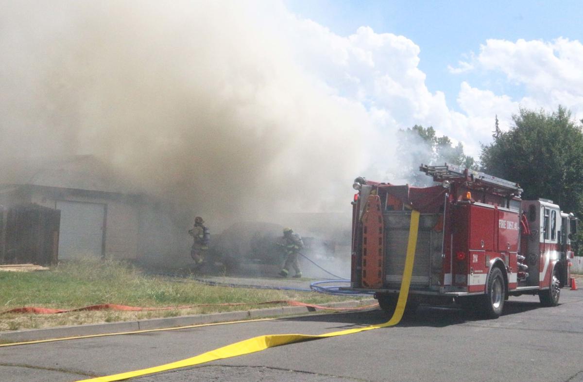 Fire erupts in Mills; 2 homes damaged Local News