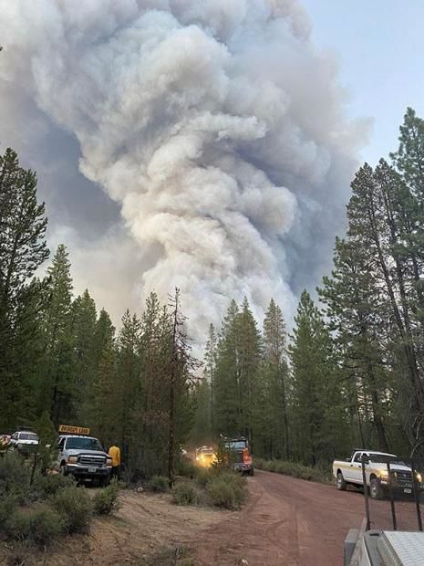 Evacuation center set up in Beatty for Bootleg Fire ...