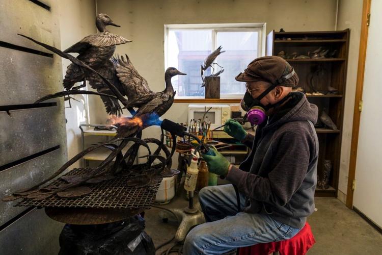 Bronze sculpture celebrating grebes to be unveiled at Putnam's Point Klamath
