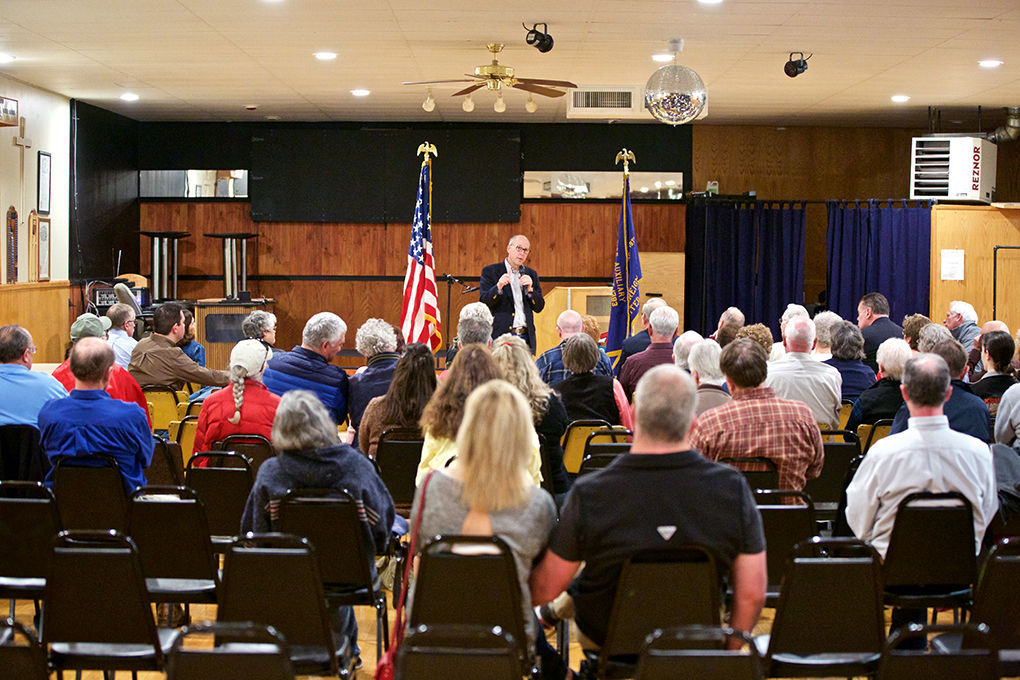 Rep Greg Walden VFW town hall meeting