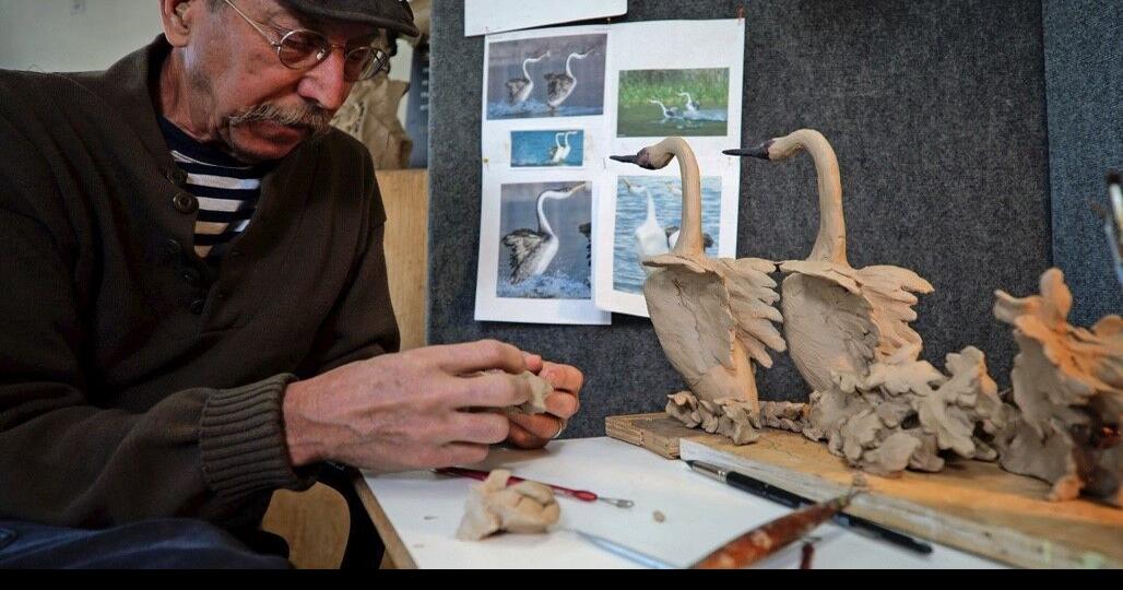 Bronze sculpture celebrating grebes to be unveiled at Putnam's Point