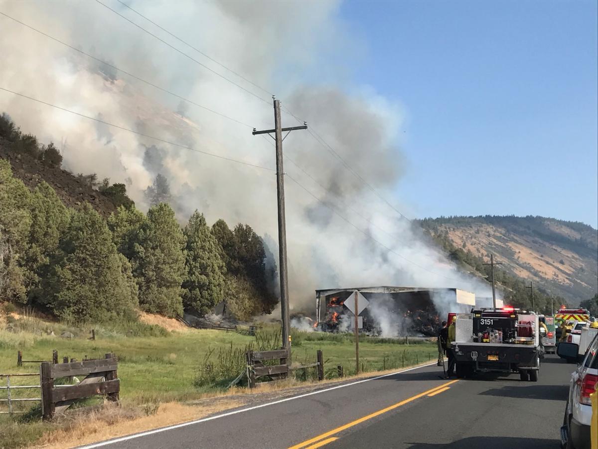 Fire claims hay barn near Algoma Road north of Klamath Falls Local
