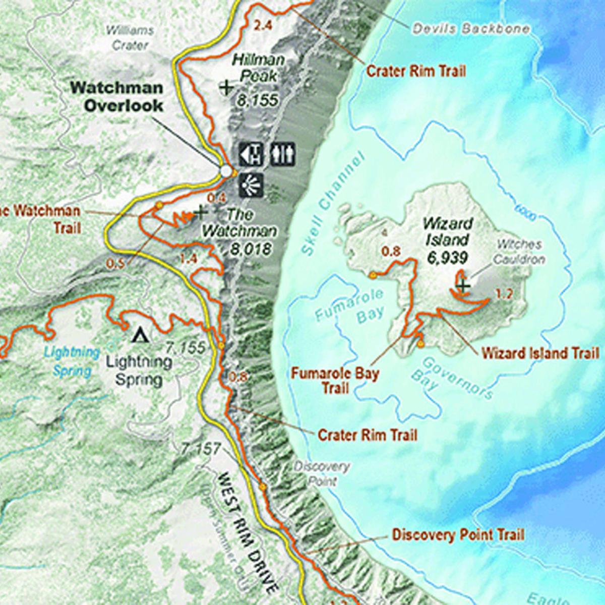 New map of Crater Lake available | Local News | heraldandnews.com