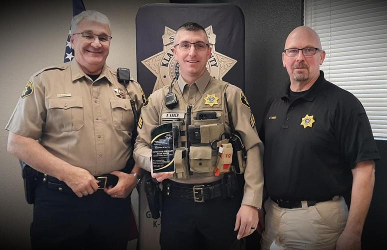 Klamath County Sheriff #39 s Office receives statewide awards News