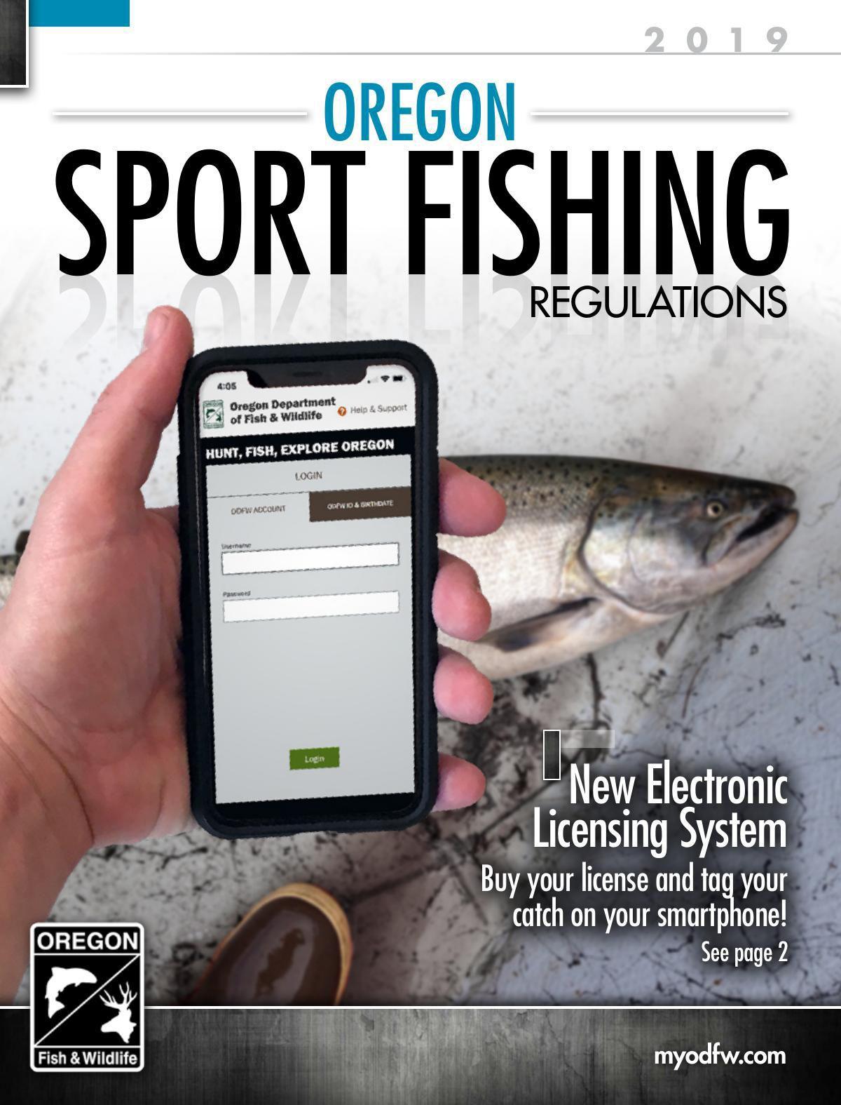 2019 Oregon Sport Fishing Regulations Heraldandnews Com