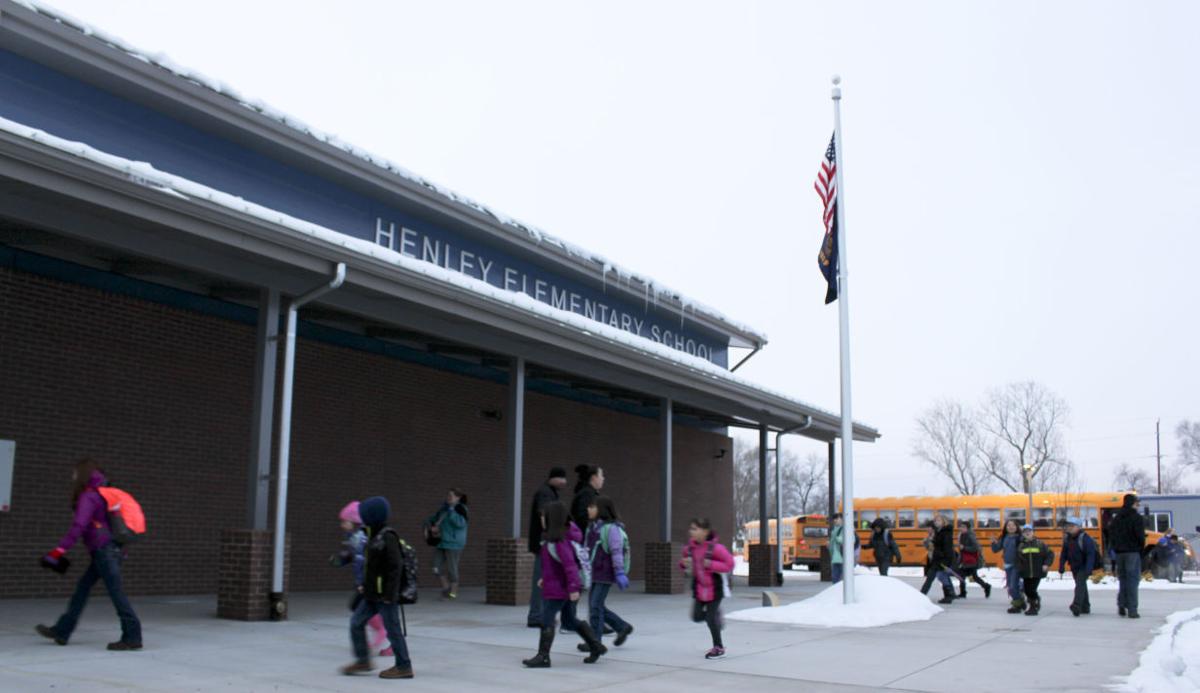Finally here First day of school at new Henley Elementary Schools