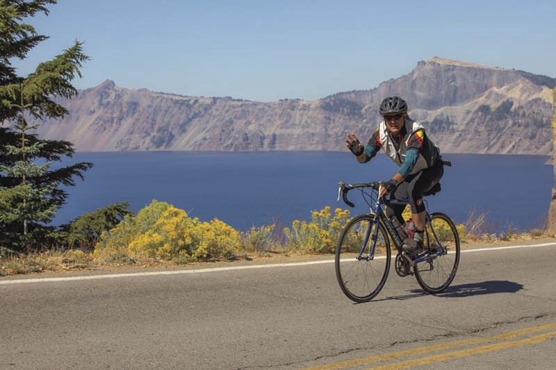 crater lake bike ride 2019