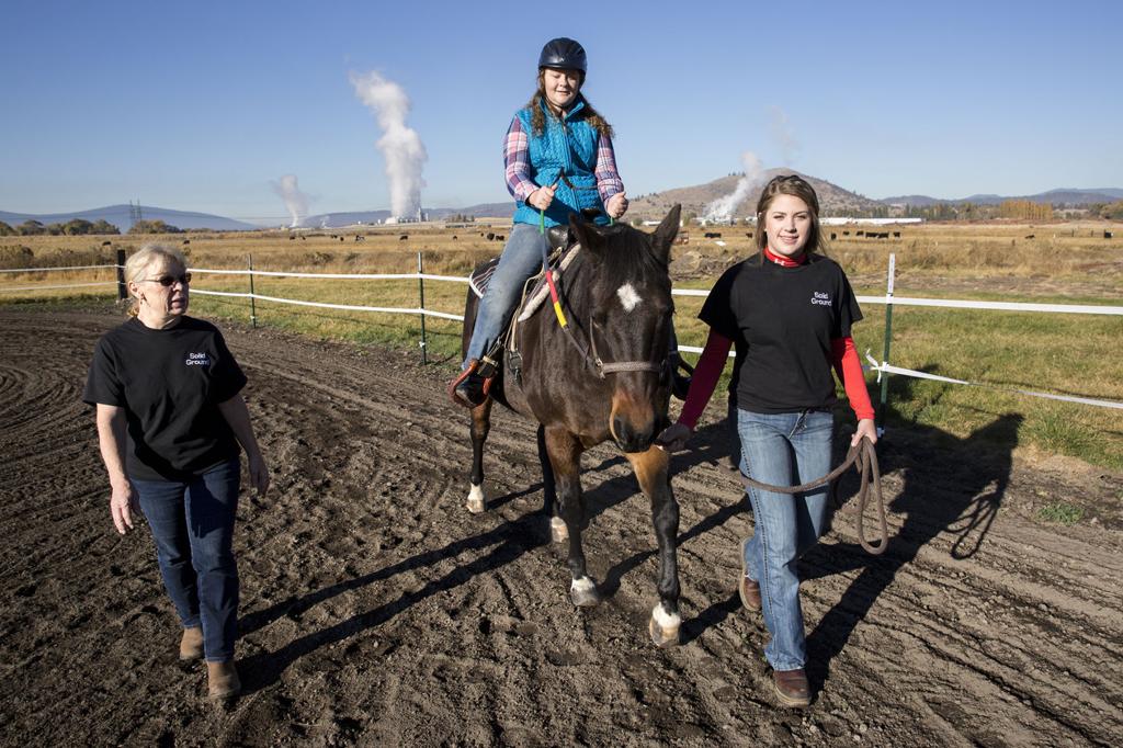 Little Bit making big strides: Therapeutic horse riding facility celebrates  Redmond groundbreaking