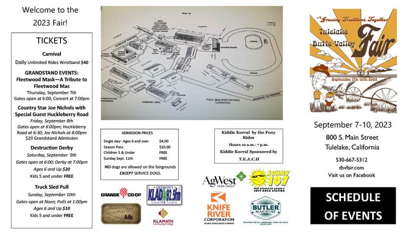 72nd annual TulelakeButte Valley Fair this week News
