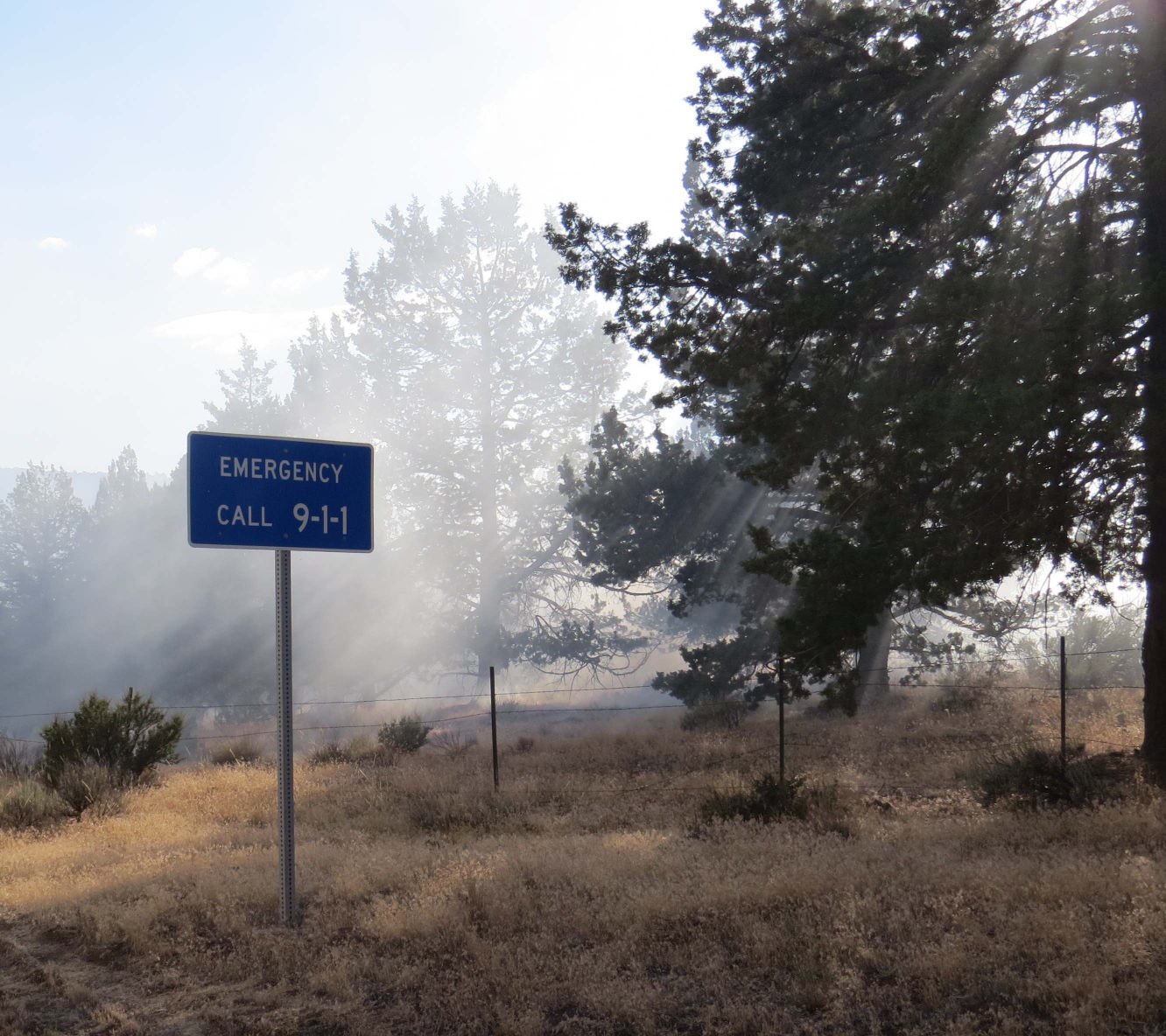 Highway 97 fire