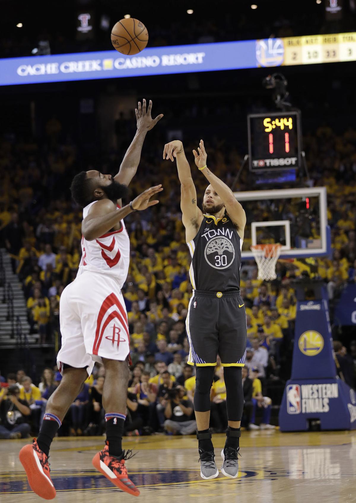 Harden Scores 30 Rockets Even Series At 2 Games Apiece Sports