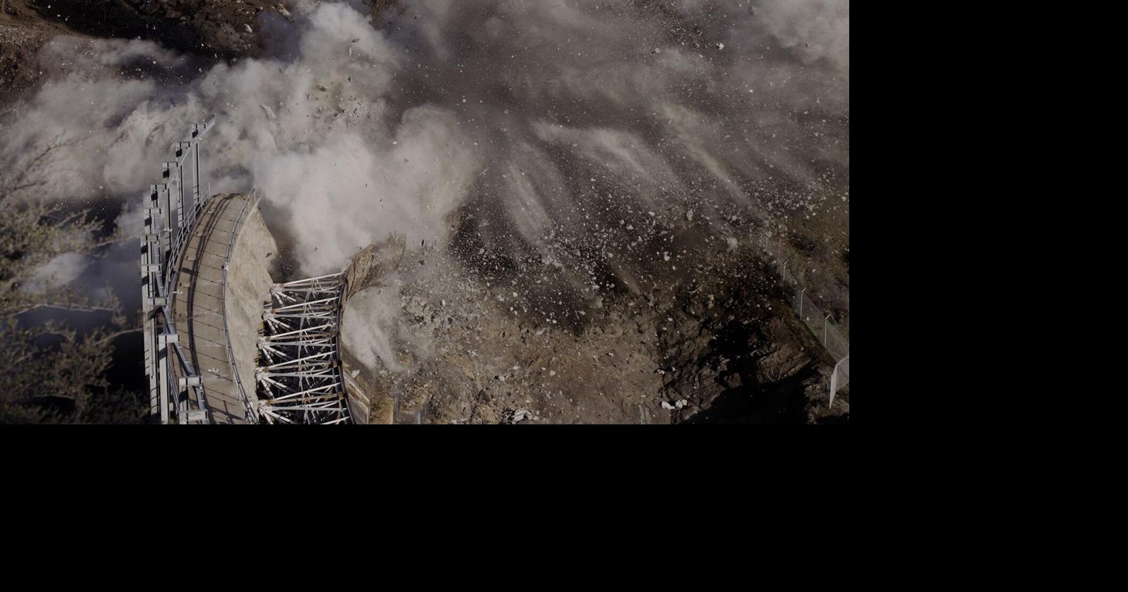 Removal of Copco No. 1 dam is underway