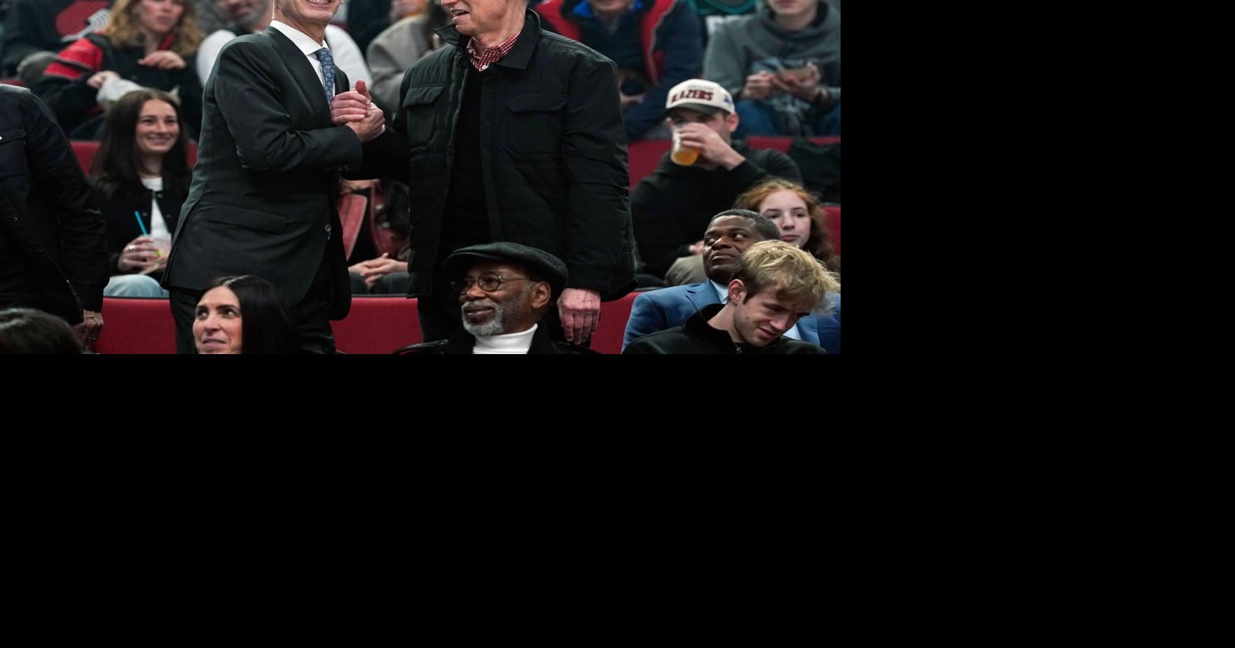 Column: NBA commissioner comes to Portland but ducks accountability