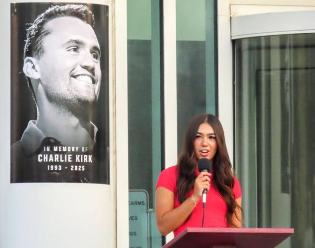Charlie Kirk vigil draws hundreds in Klamath Falls News