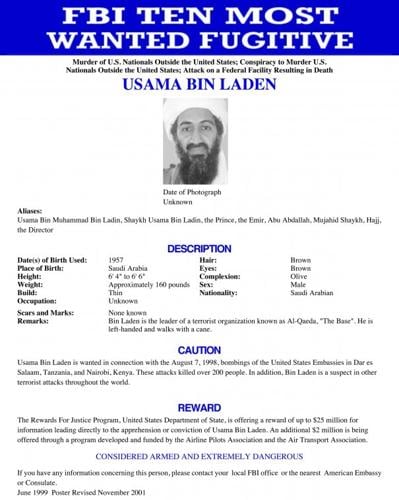 Osama bin Laden: Born into privilege, died the face of evil in West