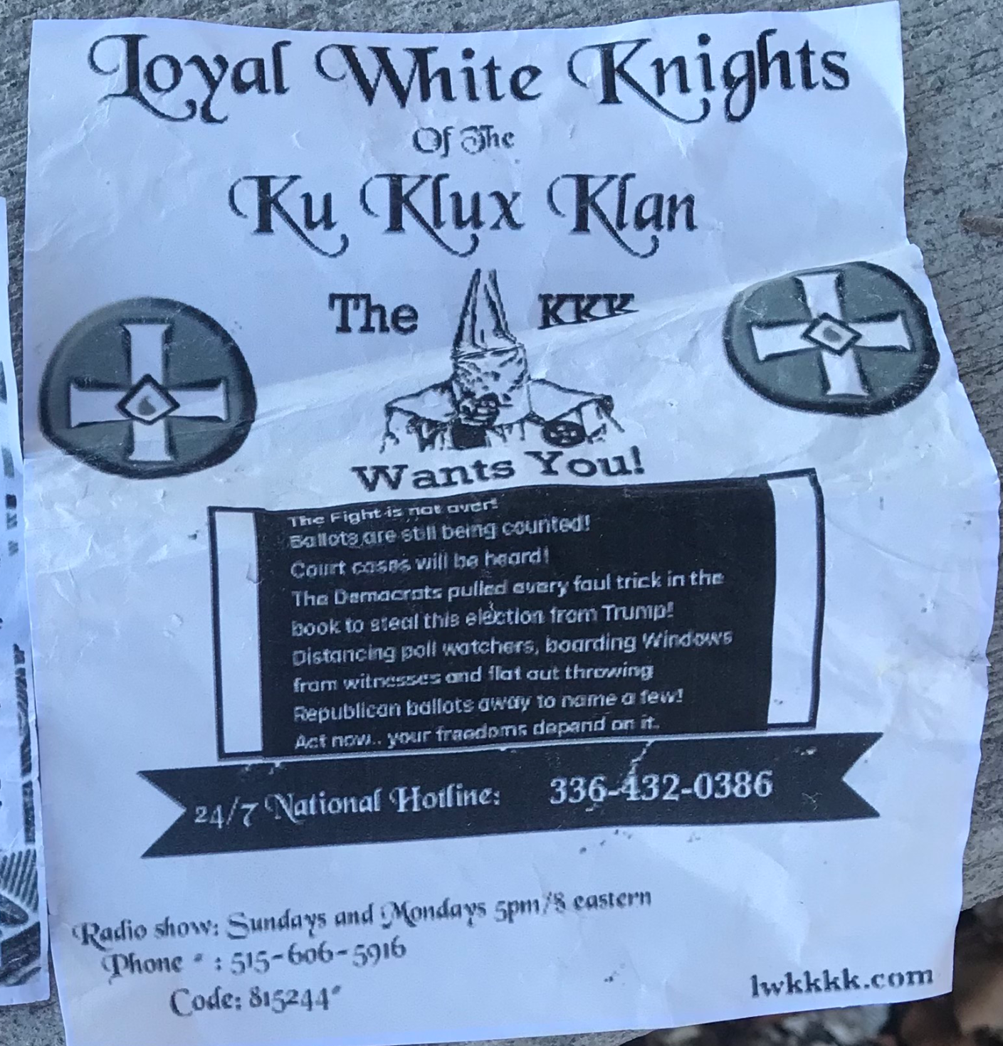 Tulelake Residents Find Ku Klux Klan Flyers On Doorsteps | Local News ...