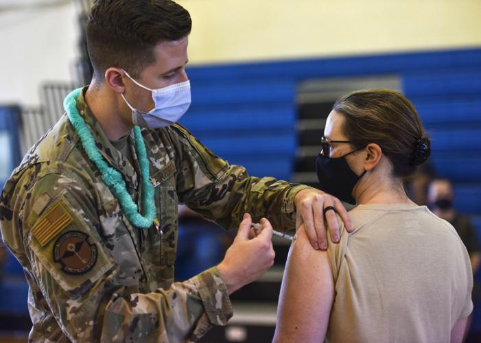 Virus Outbreak Military Vaccinations