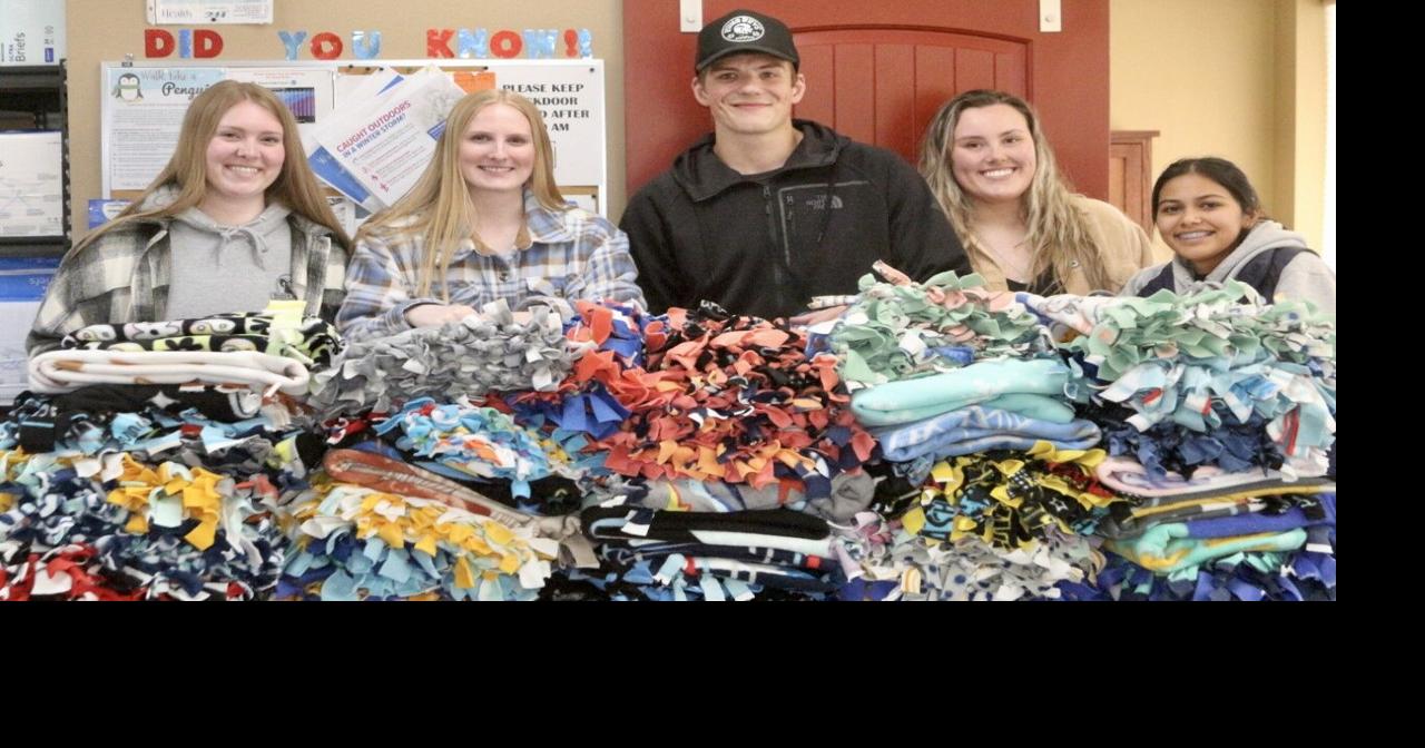 Oregon Tech students make, give blankets for Hospice patients News