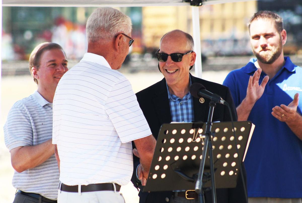 Walden speaks at mission groundbreaking