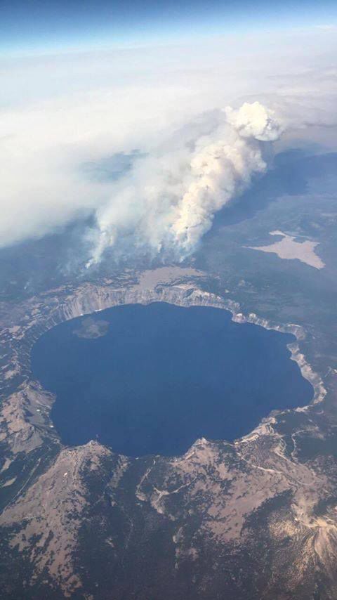 Crater Lake fires