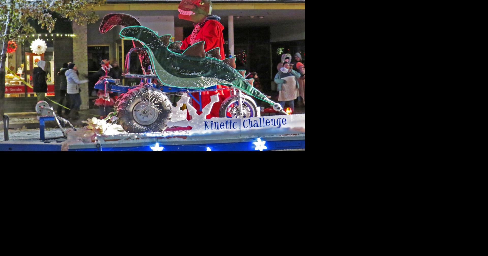 Frosty festival Snowflakes fly during parade Local News