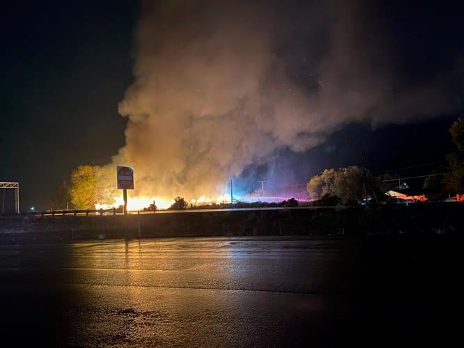 Structure fire consumes vacant building in Klamath Falls | News ...