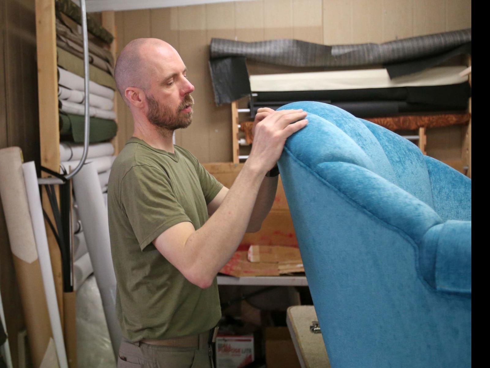 Home Garden Show Local Upholstery Business Stitches Up Shrinking Market News Heraldandnews Com