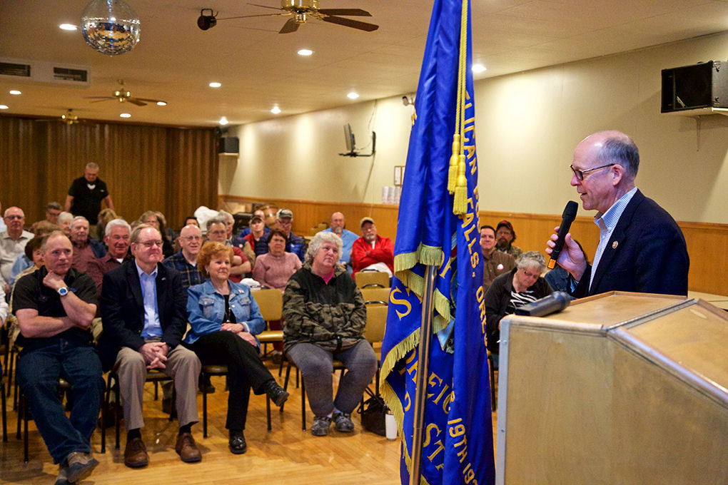 Rep Greg Walden VFW town hall meeting