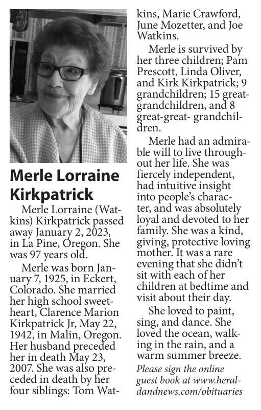 Merle Kirkpatrick