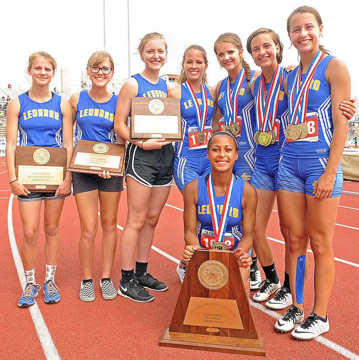 Leonard girls capture team title at state track meet ...